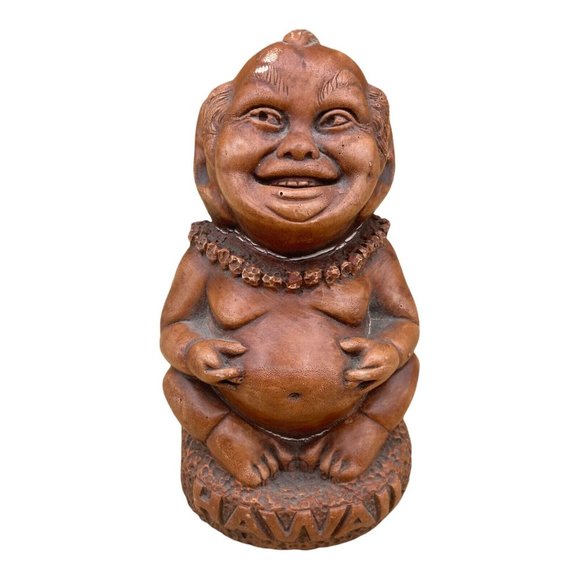Coco Joes Other - Vintage Coco Joes Hawaii Resin 4” Happy Laughing Buddha Lucky Billiken
